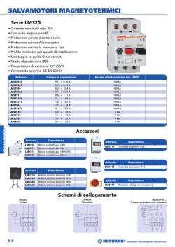 SALVAMOTORI MAGNETOTERMICI