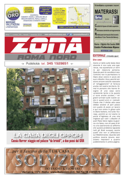 ROMA NORD - Settimanale Zona