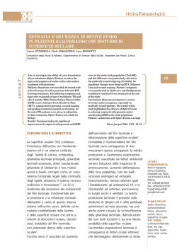 ArtScient_Efficacia e sicurezza di Optive Fusion in pazienti