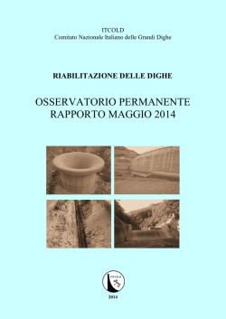 riabilitazione delle dighe