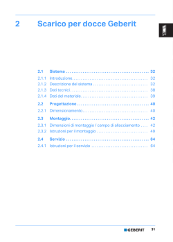 2 Scarico per docce Geberit