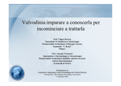 Corso Vulvodinia - claudio torresani