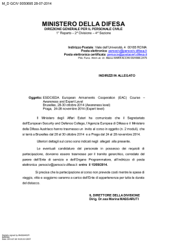 Circolare (file  286 Kb) - Ministero della Difesa