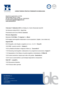 CORSO TEORICO PRATICO ITINERANTE DI