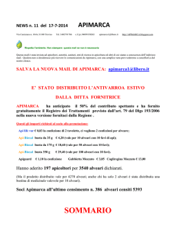 NEWS APIMARCA luglio 2014