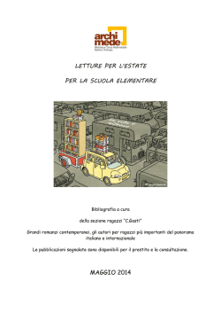 Scarica la bibliografia completa Scuole Elementari (PDF, 2,77 MB)