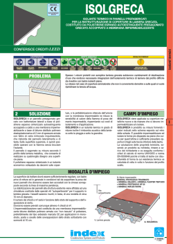 ISOLGRECA - Index S.p.A.