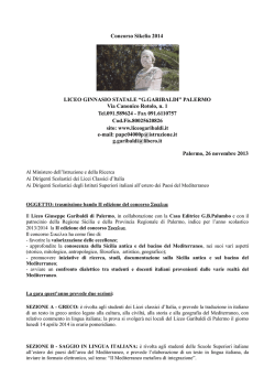 Sikelia - Liceo Classico &ldquo;Garibaldi&rdquo;
