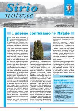 Novembre - Societ&agrave; Canottieri Sirio
