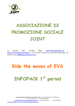Ride the waves of EVS INFOPACK 1 period