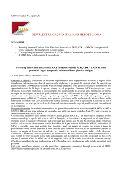 La newsletter del GIMe