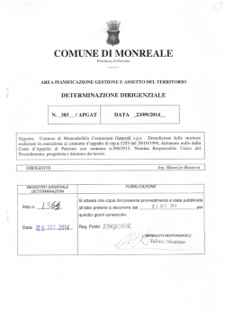 dirigenti - Comune di Monreale