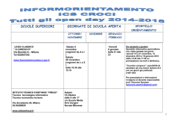 Informaorientamento icscroci - Istituto Comprensivo Croci