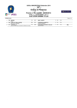 Ordine di Partenza