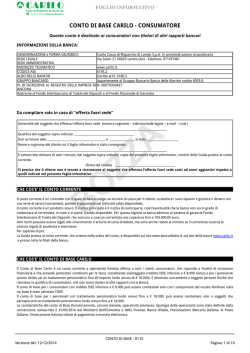 CONTO DI BASE CARILO