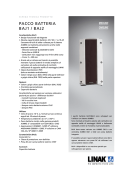 PACCO BATTERIA BAJ1 / BAJ2