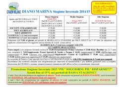 Albergo CRAEM di DIANO MARINA