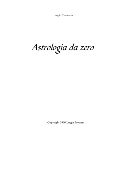 ASTROLOGIA E SALUTE - Astrologa Luigia Bressan