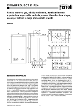 Caldaia Ferroli Domiproject D F24