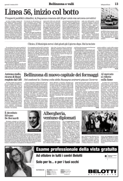 Bellinzona di nuovo capitale dei formaggi
