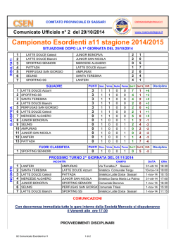comunicato 02 - Latte Dolce
