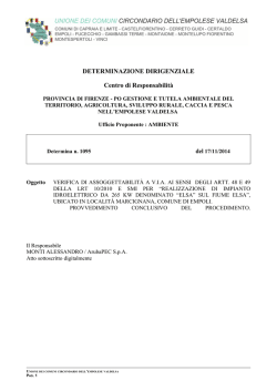 Atto dirigenziale n. 1095 del 17/11/2017 - Urbanistica