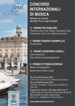 luigi cerritelli - Federazione Musicale Internazionale.