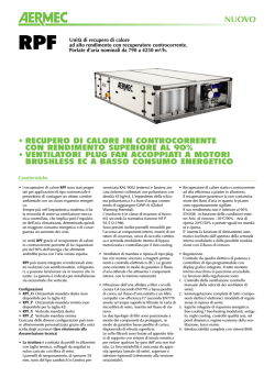 Scheda Tecnica - Fontana Frigoriferi