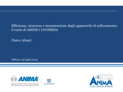 Almici - Efficienza, sicurezza e manutenzione degli