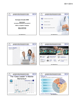 Presentazione Magitteri_InterSystems