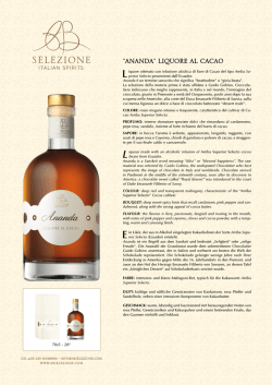 "aNaNda" LiQUorE aL cacao