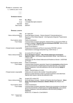 Massa Silvia - Regione Campania
