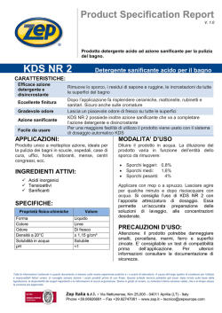 KDS NR 2 - Zep Italia S.r.l.