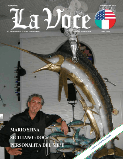 mario spina siciliano &laquo;doc&raquo; personalita del mese