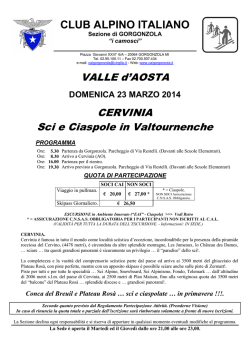"SCI e CIASPOLE" - Valtournenche