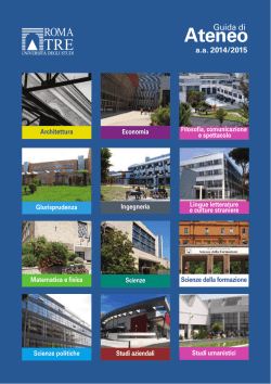 Ateneo - Servizio di hosting - Universit&agrave; degli Studi Roma Tre