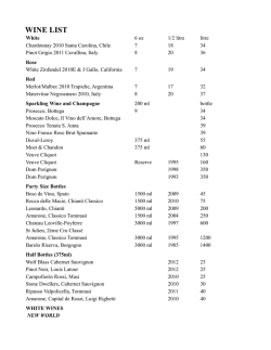 WINE LIST - Dine.TO