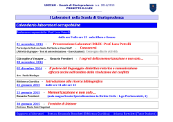 Calendario Laboratori D.I.LEX