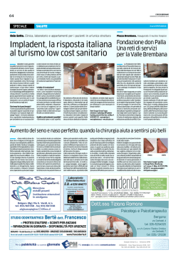 Impladent, la risposta italiana al turismo low cost sanitario