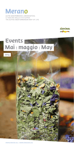 Events Mai | maggio | May