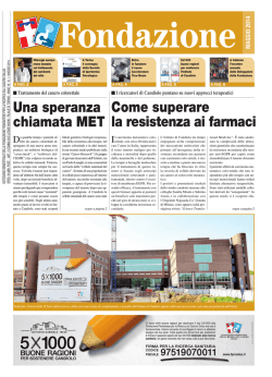 2014_Fondazione_maggio - FPRC - Fondazione Piemontese per la