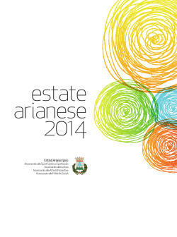 estate arianese 2014 - Comune di Ariano Irpino