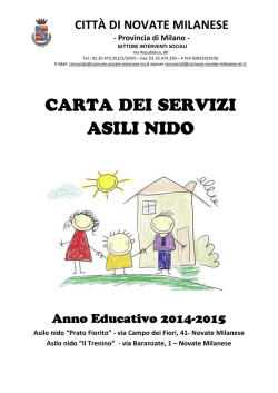 Carta dei servizi Asili Nido