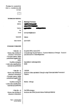 Consigliere Tommaso Matranga