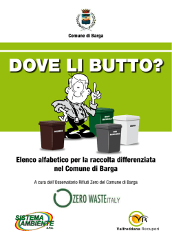 DOVE LI BUTTO? - Comune di Barga