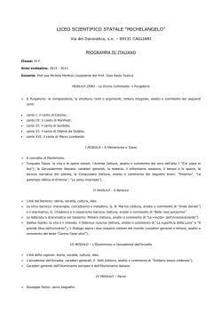 LICEO SCIENTIFICO STATALE &ldquo;MICHELANGELO&rdquo;
