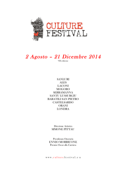 cf2014 Programma Ufficiale