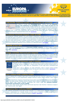 CCRE/AICCRE: Conferenza europea sulla cittadinanza ed i