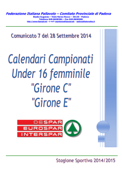 Federazione Italiana Pallavolo &ndash; Comitato Provinciale di