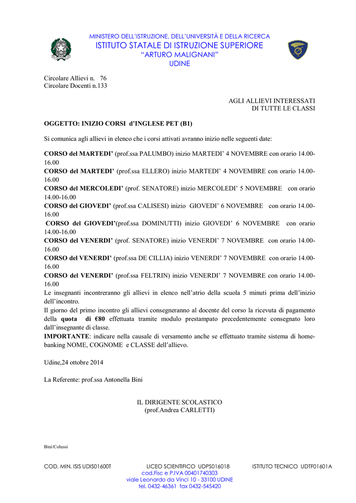 Modello Carta Intestata